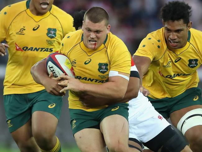 Tom Robertson in action for the Wallabies. Picture: Getty Images