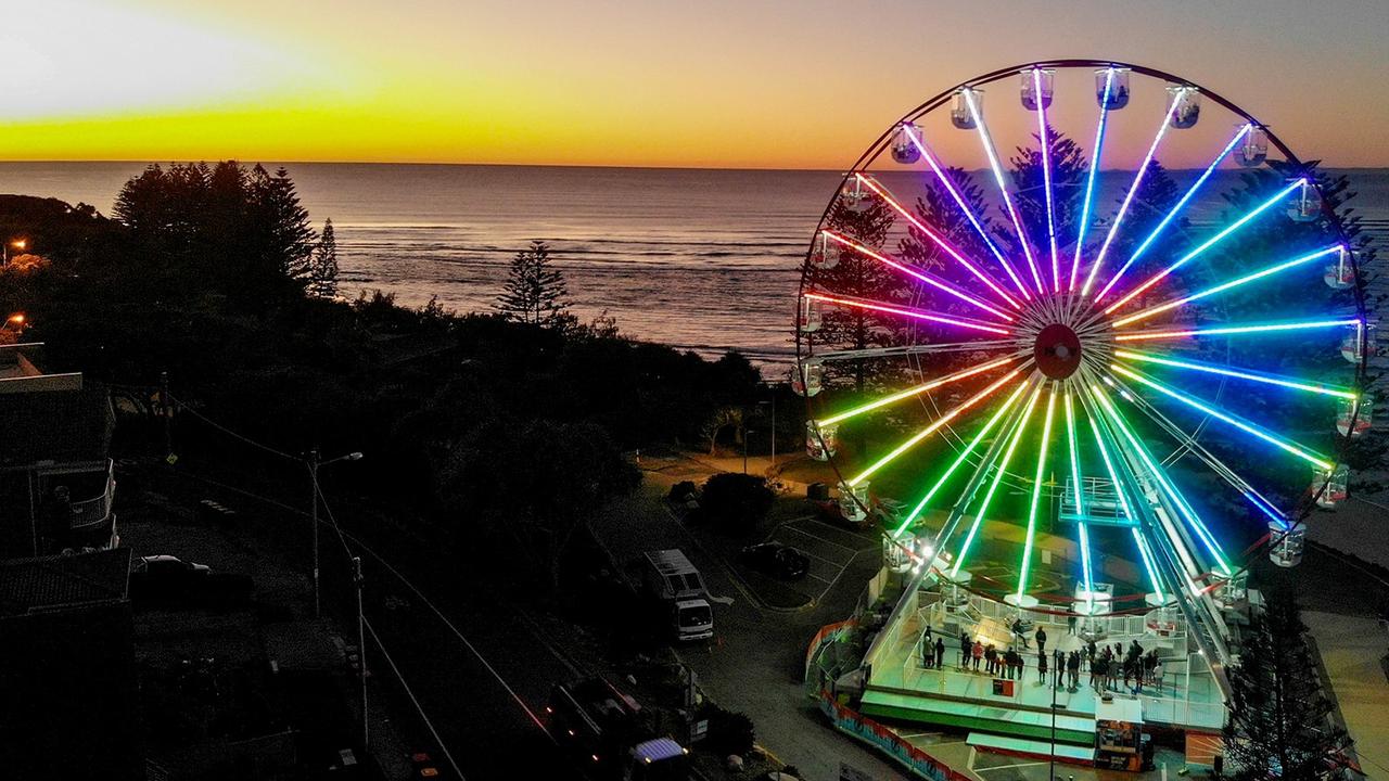 The Skyline Attractions’ ferris wheel applied to come to the Sunshine Coast for the winter school holidays but was knocked back by the council. Picture: Skyline Attractions