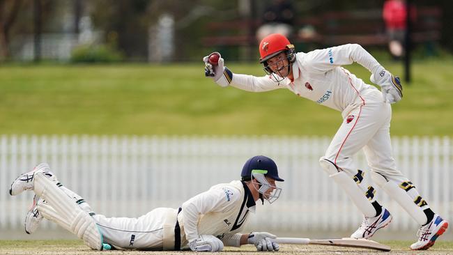 The pitch was a batsman’s paradise. AAP Image/Scott Barbour.