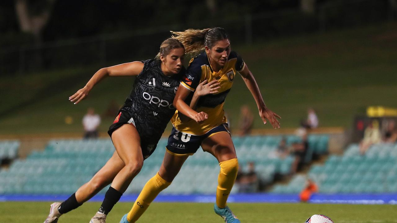 American import Rola Badawiya (right) lead the charge for Central Coast, after a slow start. Picture: Getty Images