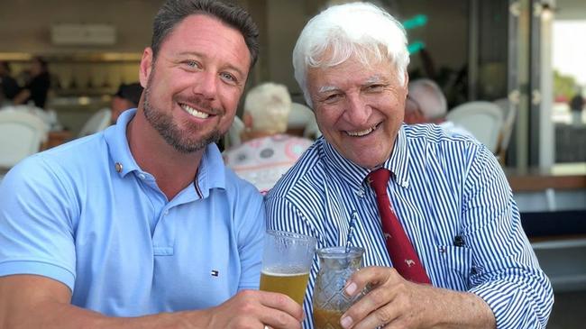 Bob Katter enjoys a rum and milk at The Ville in Townsville.