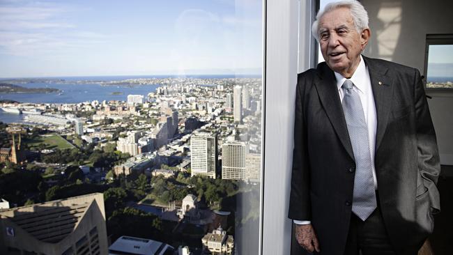 Meriton’s Harry Triguboff says he has seen a rebound in Chinese buyers in Sydney. Picture: Adam Yip