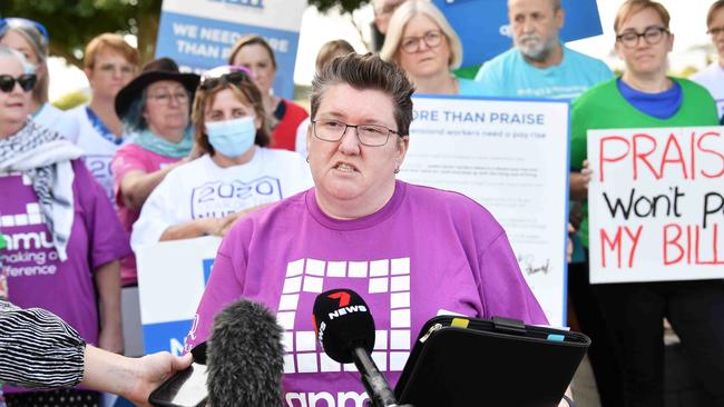 Queensland Nurses and Midwives Union acting assistant secretary Sarah Beaman. Photo: Patrick Woods.