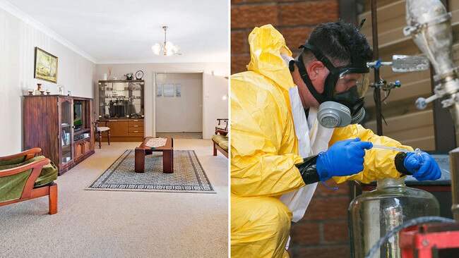 A Sydney home was turned into a drug lab by its tennants.