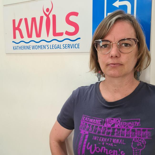 Katherine Women’s Information and Legal Service (KWILS) chief executive Siob­han Mackay. Picture: Supplied