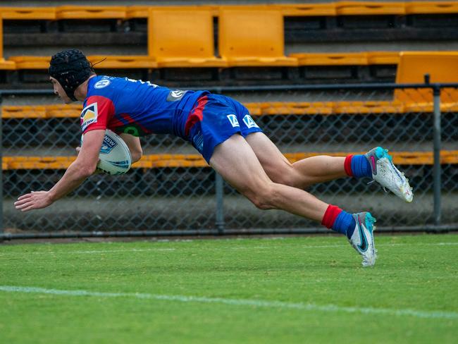 Connor Votano in action for Newcastle in the Harold Matthews Cup last season. Picture: Thomas Lisson