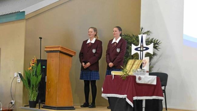 St. John&#39;s prefects, Hannah Hughes &amp; Sarah Hall. Picture: Jorja McDonnell