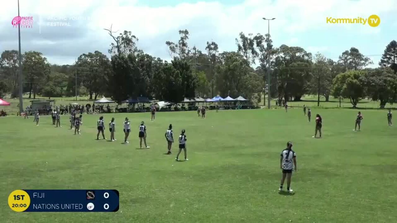 Replay: Fiji v Nations United (Third place U16 girls)—2024 Pacific Youth Rugby Festival Day 3