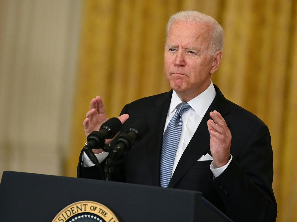 US President Joe Biden. Picture: Brendan Smialowski/AFP