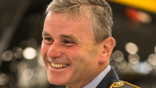 Air Marshal Andrew Turner, 54, was questioned by police after a neighbour accused him of exposing himself.