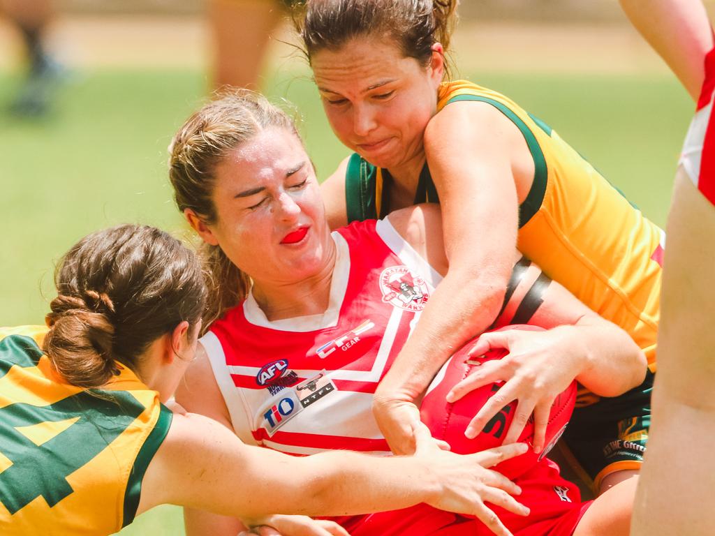 Tahs Jo-Anna Baltais In the Women's semi final between PINT and Waratah. at TIO Stadium. Picture: Glenn Campbell