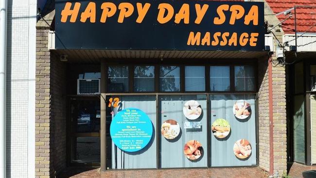 Happy Day Spa Massage in Oakleigh was declared a proscribed brothel.