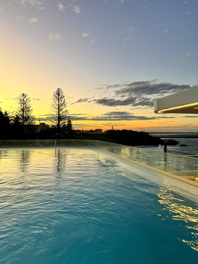 The view from The Surf’s rooftop pool is a perfect way to end the day — or start it. Picture: Jenifer Jagielski