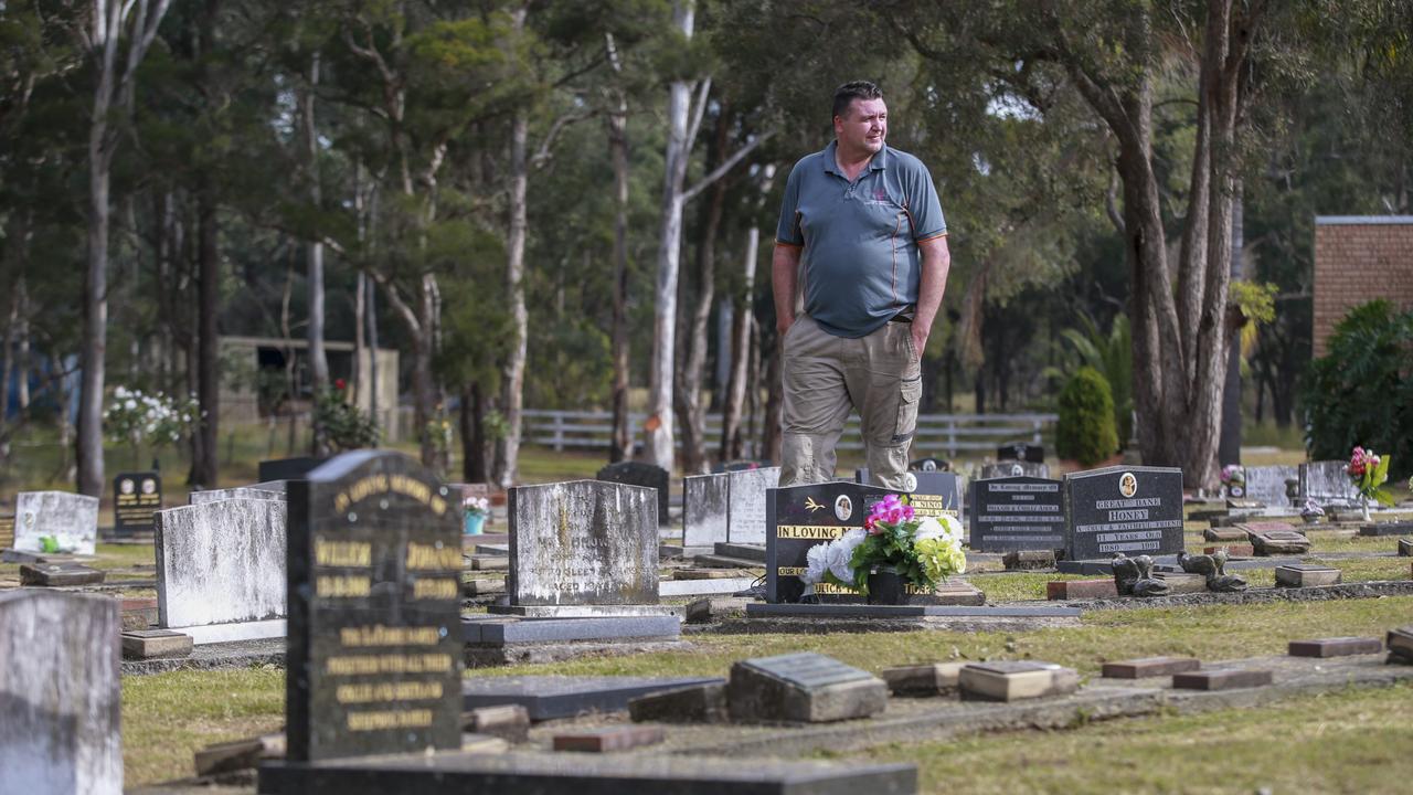 Shane McGraw has run the Animal Cemetery and Crematorium at Berkshire Park for 20 years with his wife Katrina.