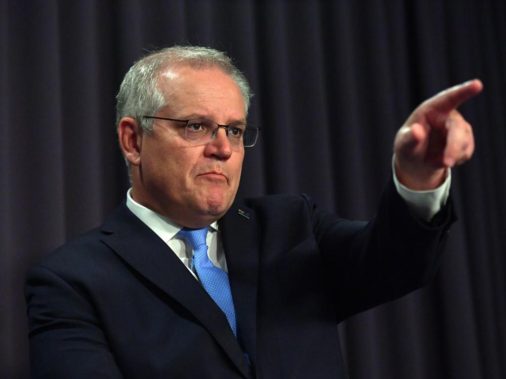 Scott Morrison says he’s ‘happy’ to meet March 4 Justice protesters, but in private. Picture: Sam Mooy/Getty Images