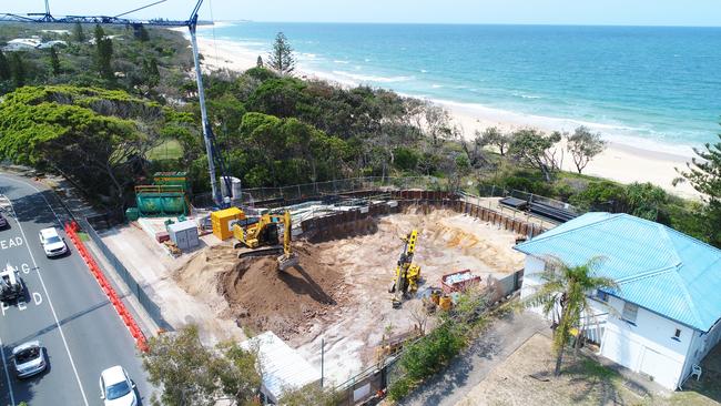 House development at Dicky Beach. Photo Patrick Woods / Sunshine Coast Daily.