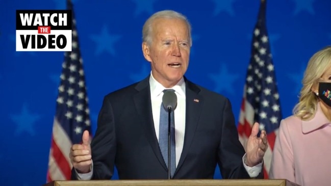 Biden urges supporters to "keep the faith"