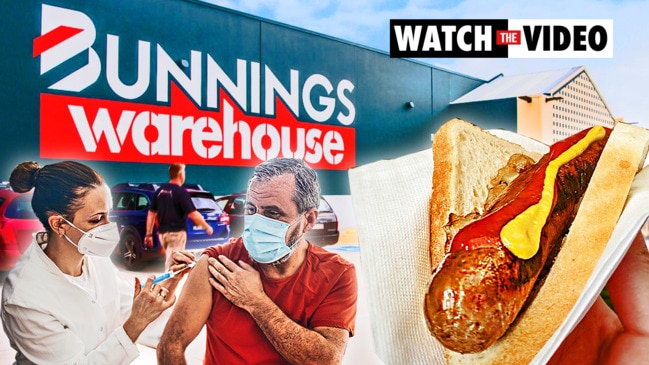 Jab and a Bunnings snag? – Businesses in talks to become vaccine hot spots