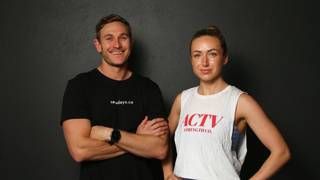 Paris Lightfoot and Brock Day pictured ahead of the Run For Resilience which is aimed at raising funds for mental health support. Northcliffe Tuesday 16th May 2023 Picture David Clark