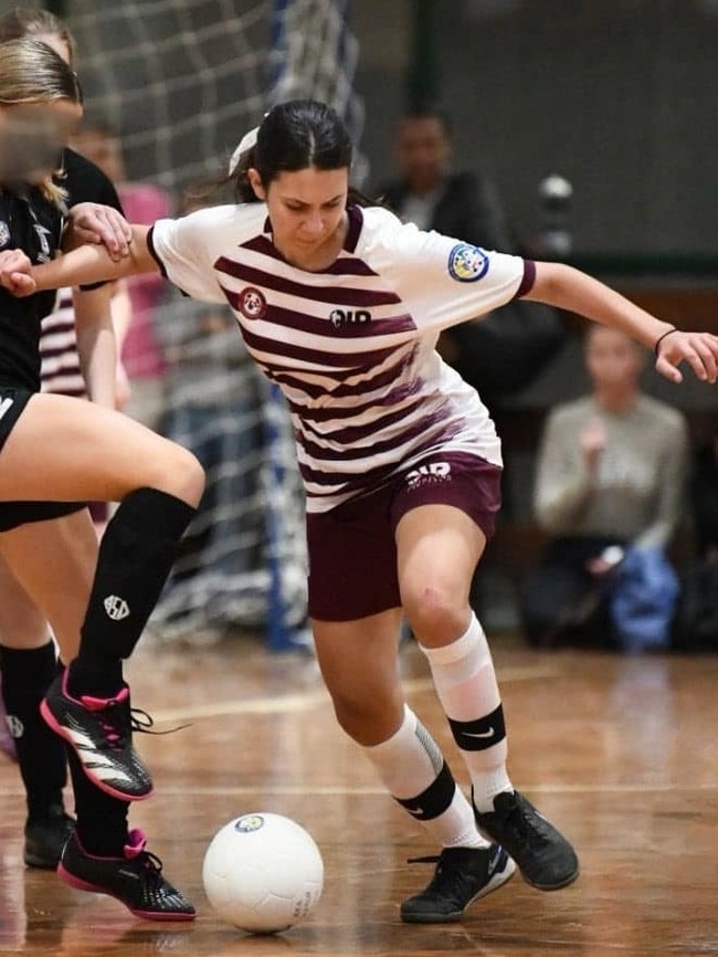 Townsville Warriors FC junior Caitlin Melita. Picture: J and B Melita.