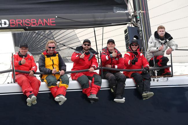 Alive claims line honours in the 2020 Launceston to Hobart yacht race. Picture: Zak Simmonds