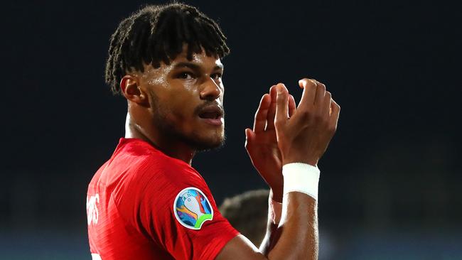 England defender Tyrone Mings was subjected to monkey chants during the UEFA Euro 2020 qualifier against Bulgaria in Sofia. Picture: Getty Images
