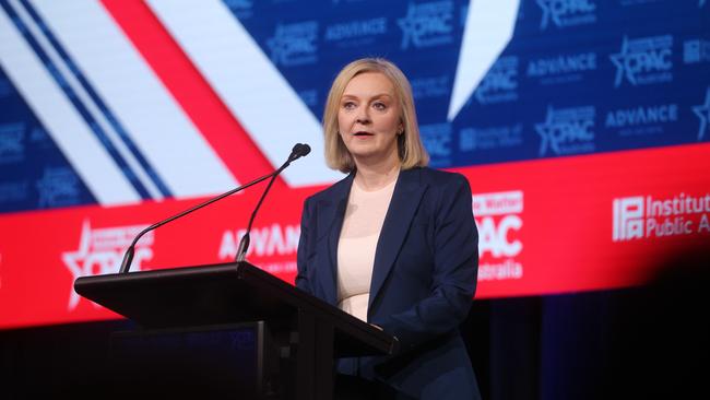 Ms Truss – who lasted just 49 days in the top job before resigning – claimed it was impossible for her to deliver conservative policies while in office due to the “current makeup of our bureaucracy”. Picture: NewsWire/ Richard Gosling