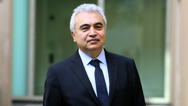 International Energy Agency chief Fatih Birol in Canberra. Picture: Kym Smith