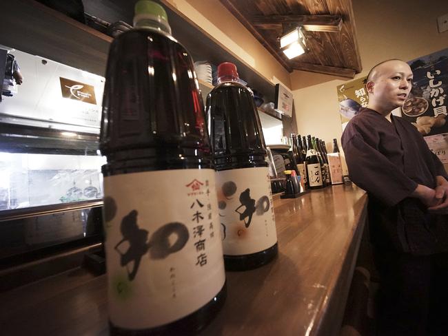 The soy sauce is now stocked in nearby restaurants.