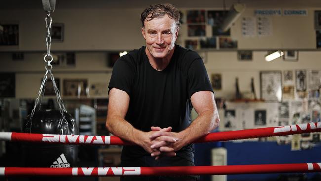 James Dack at Woolloomooloo PCYC where he used to live with his brother. Picture: Sam Ruttyn