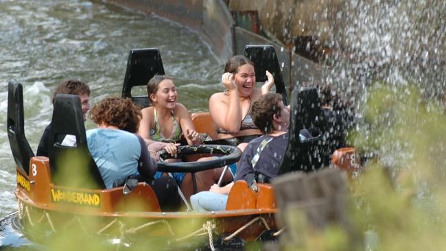 The Snowy River ride always got people a bit wet.