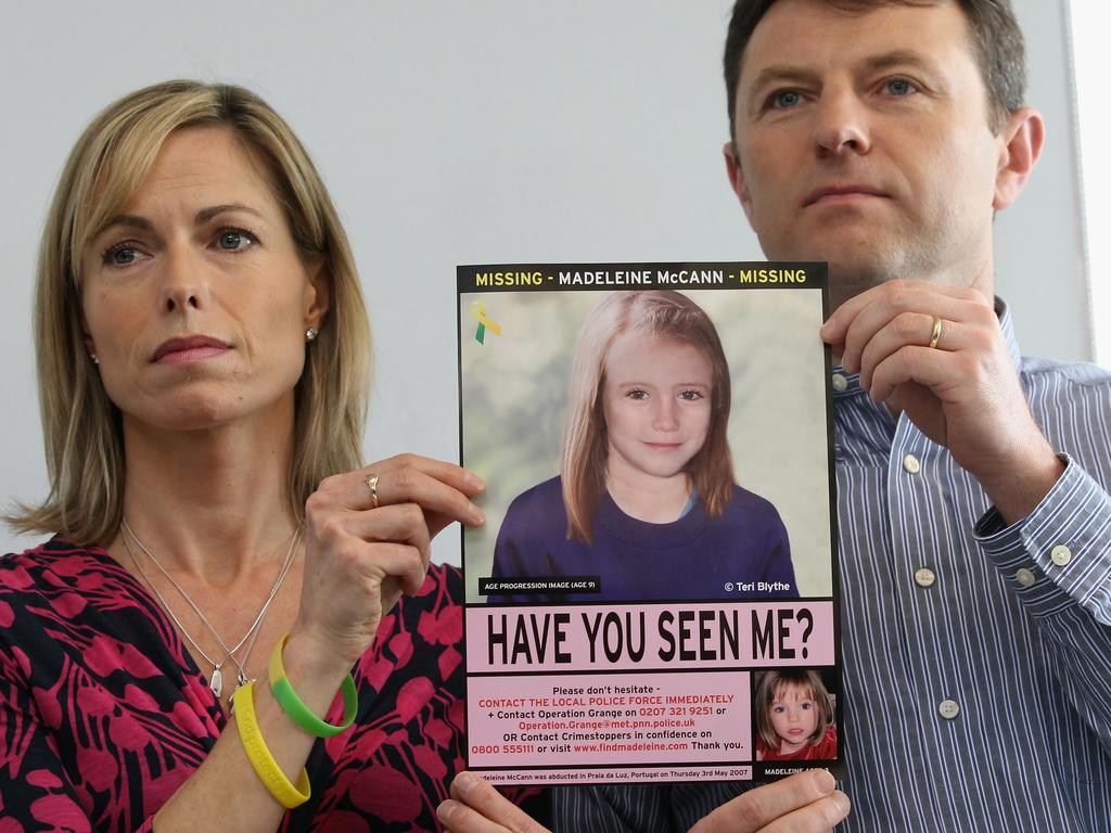 Her parents Kate and Gerry McCann have not stopped looking for their daughter since she went missing during a family holiday in the Algarve region of Portugal in May 2007. Picture: Photo by Dan Kitwood/Getty Images 