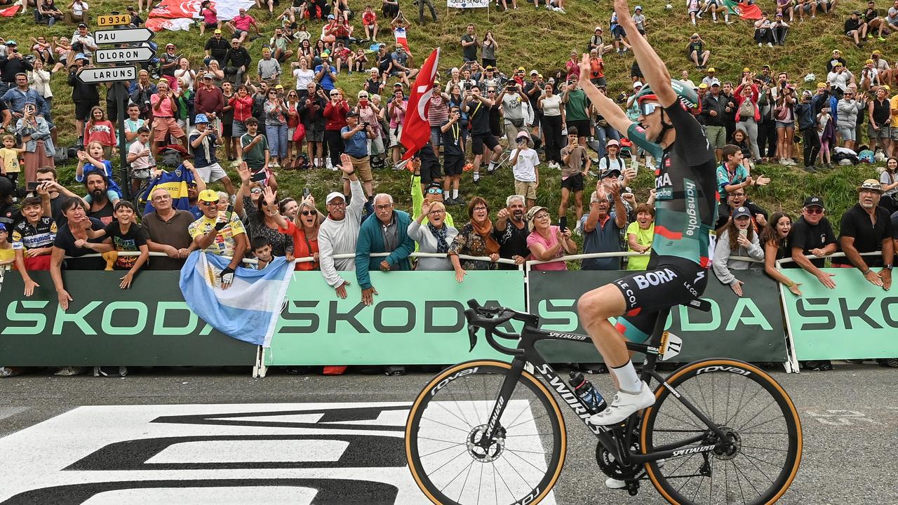 Jai Hindley Claims Stage Five Victory, Takes Tour de France Lead