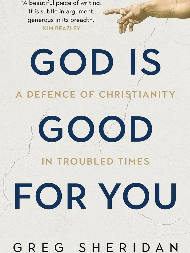 Book cover for God Is Good For You by Greg Sheridan. Supplied