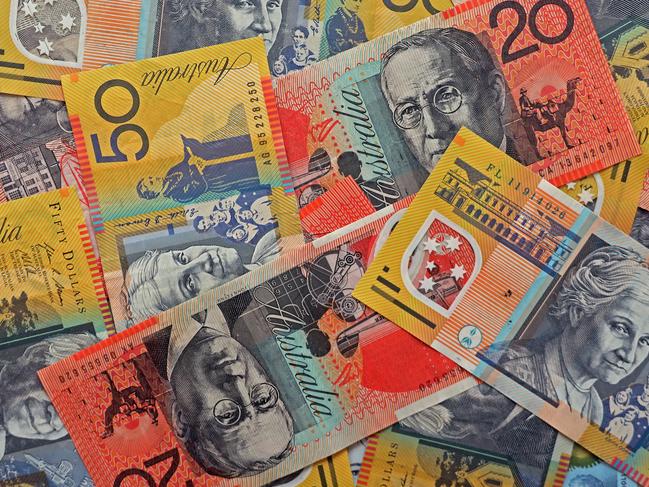 AUSTRALIA - NewsWire Photos - General view editorial generic stock photo of Australian cash money currency. Picture: NCA NewsWire / Nicholas Eagar