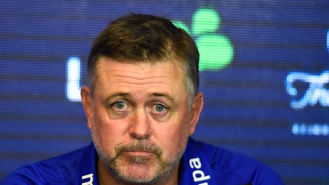 Bulldogs coach Dean Pay must balance the present and future with his squad. (Photo by Ian Hitchcock/Getty Images)