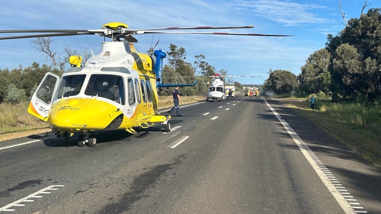 Two LifeFlight rescue helicopters were tasked to a multi-vehicle fatal incident on a stretch of highway in the Western Downs region on April 18, 2024.