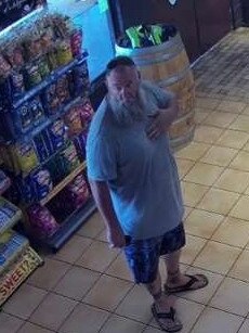 CCTV image of Adrian De Jong from a roadhouse. Picture: Supplied