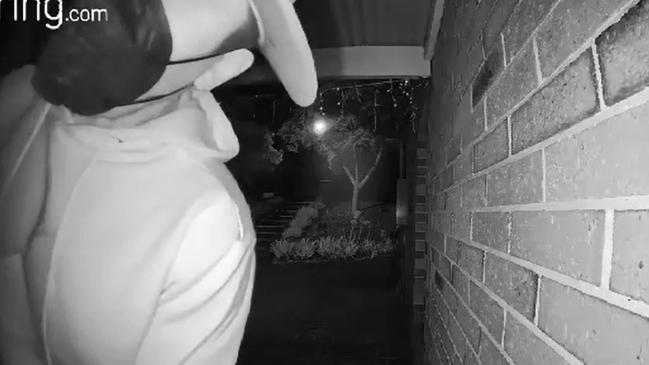 Security camera installers have noticed an increase in demand following a number of attempted break ins to properties across North Geelong, Pictured is a man wanted for questioning over this incident at a Bell Post Hill.