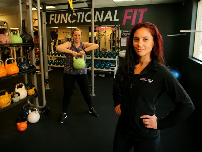 23/10/2017: Tia Matchitt, Personal Trainer & Fitness Coach at Fernwood Gym in St Kilda.  Picture: Stuart McEvoy for the Australian.