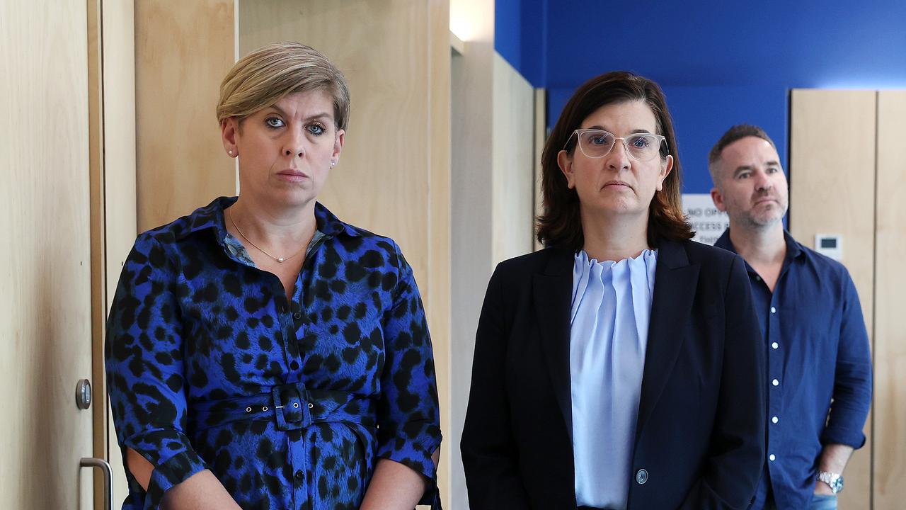 Chief executive Jennifer Watt (left), alongside North president Sonja Hood, confirmed Thomas’ sacking. Picture: Mark Stewart