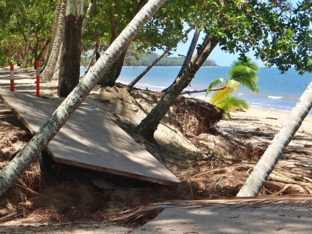 Damage caused by Cyclone Jasper last month. Picture: Facebook.