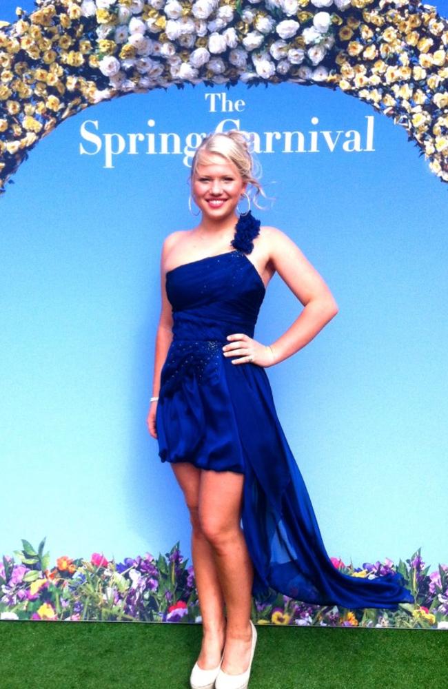 Winmalee teen Anja Nissen sang at the Spring Carnival Races in 2012.