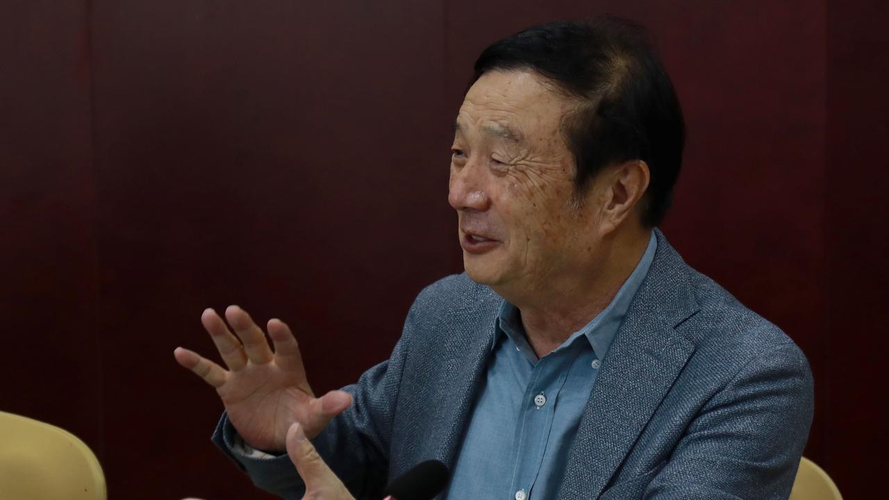 Huawei founder and CEO Ren Zhengfei sent a bombshell memo earlier this week. Picture: Jessica Yang/AFP