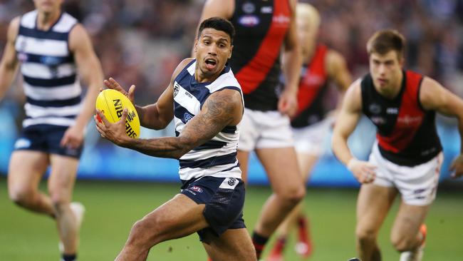 Tim Kelly has quickly become a Geelong fan favourite. Picture: Michael Klein