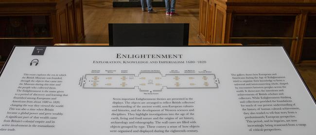 Room 1-2, 'Enlightenment, Collecting and Empire' at the British Museum in London. Picture: News Corp Australia Network