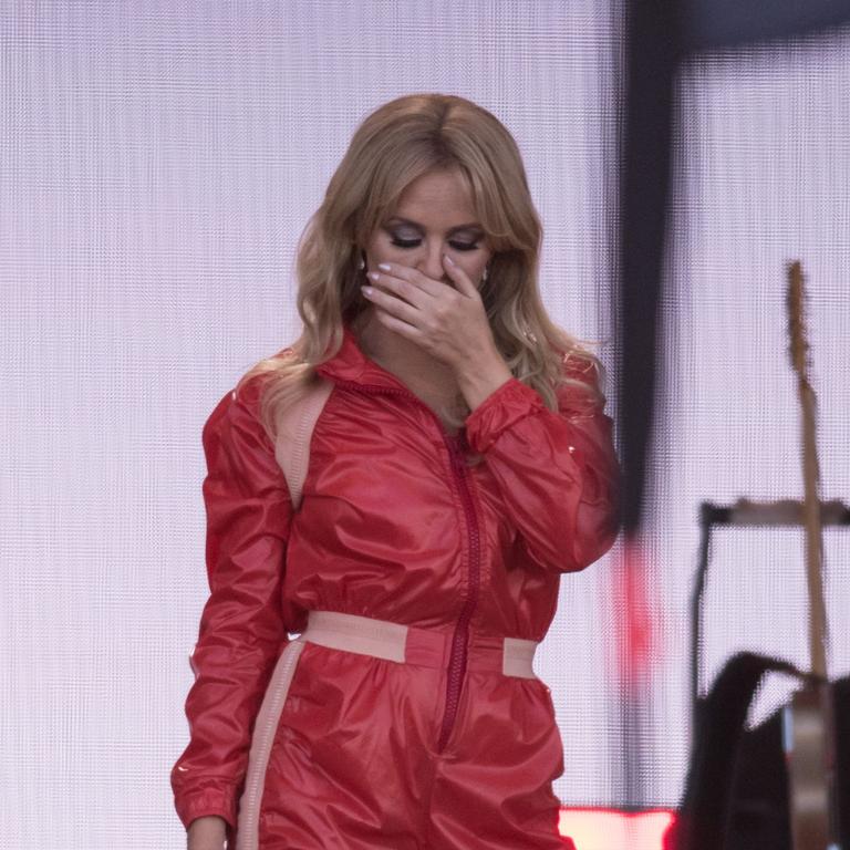 In the past two years, Kylie has scored two number 1 albums, completed two major tours and performed ­Glastonbury’s most-watched set ever. Picture: AFP