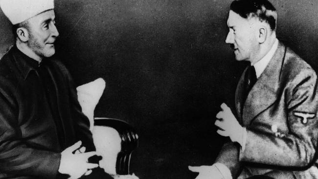 The Grand Mufti of Jerusalem with Adolf Hitler. Picture: Getty