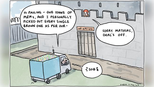 Jon Kudelka Letters Cartoon for 23-05-2018Version: Letters Cartoon  (1280x720 - Aspect ratio preserved, Canvas added)COPYRIGHT: The Australian's artists each have different copyright agreements in place regarding re-use of their work in other publications.Please seek advice from the artists themselves or the Managing Editor of The Australian regarding re-use.