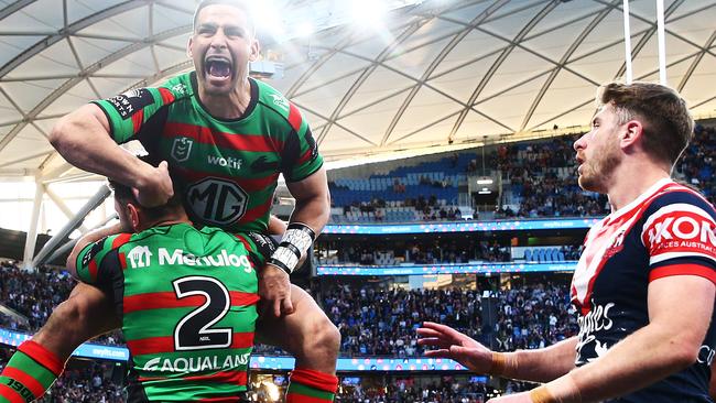 The Bunnies beat the Roosters in last year’s finals. Picture: NRL Photos